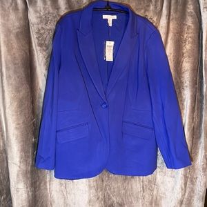NWT Chico’s Size 3 (16) Blazer 28 Length Pointe Fashion Basic LS Jacket